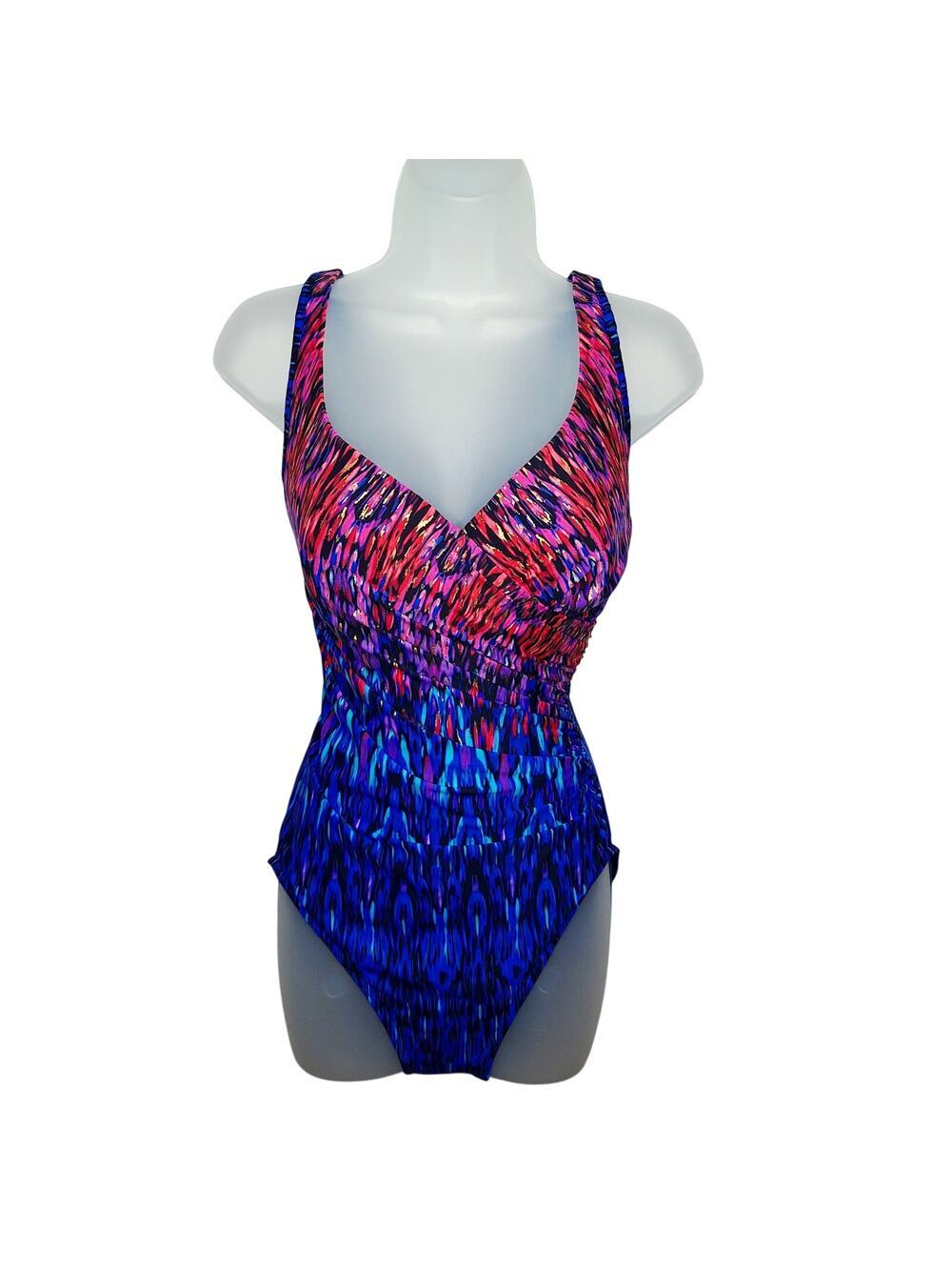 Miraclesuit Underwire Swimsuit US 16 Vesuvio It's A Wrap Slimming Shaping Color